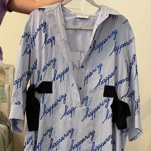 sandro shirt dress size 36 European